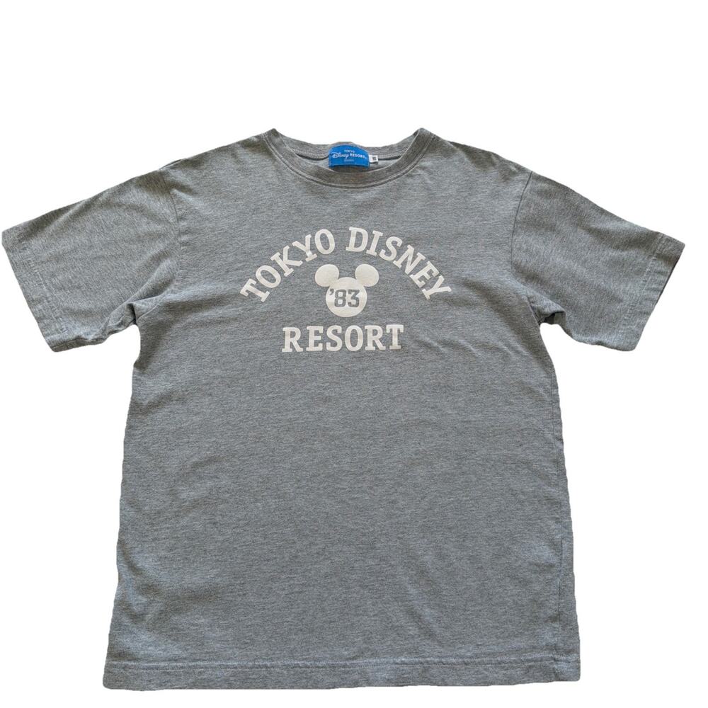 Tokyo Disney Resort '83 T-Shirt Womens Small Gray Casual Mickey Mouse Vacation